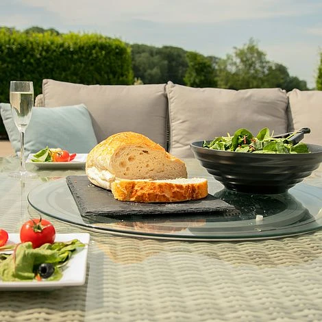 Maze Rattan Oxford Royal Corner Dining Set With Firepit Table - Image 11