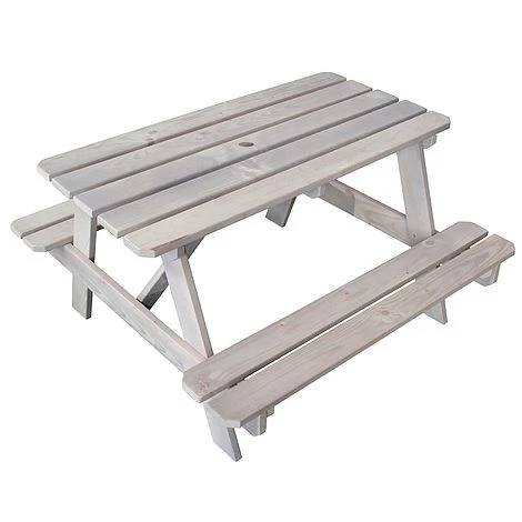 Soulet Childrens Garden Picnic Table Grey - Image 5