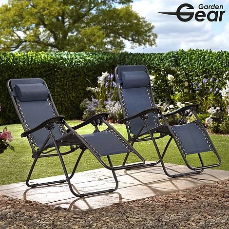 Garden Gear Zero Gravity Chair - Navy - Image 5