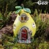 Garden Gear Solar LED Pear Fairy House