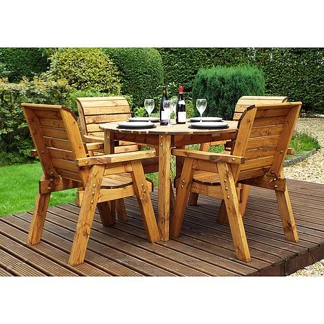 4 Seater Round Table Set - Image 2