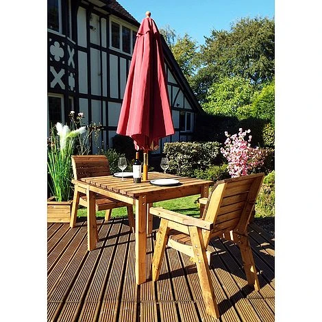 2 Seater Square Bistro Set