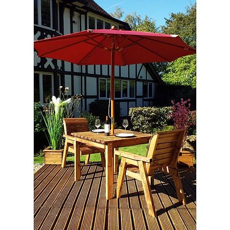 2 Seater Square Bistro Set - Image 2