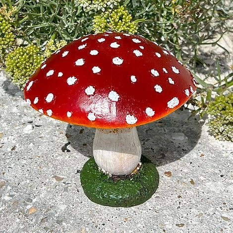 Large Red Cap Mushroom Ornament