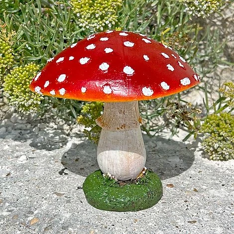 Large Red Cap Mushroom Ornament - Image 4