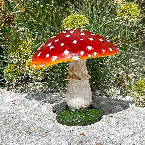 Large Red Cap Mushroom Ornament - Image 6