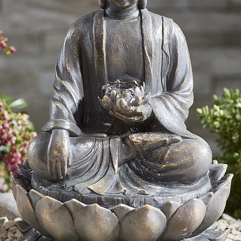 Serenity Sitting Buddha Water Feature - Image 2