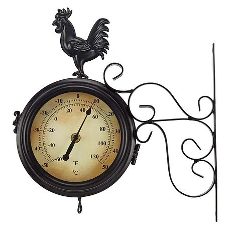 Wall Mounted Metal Rooster Clock - Image 2