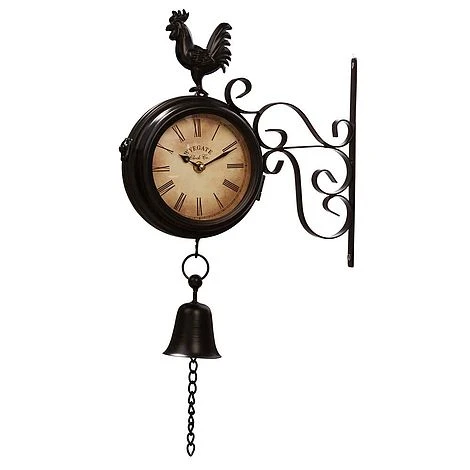 Wall Mounted Metal Rooster Clock - Image 3