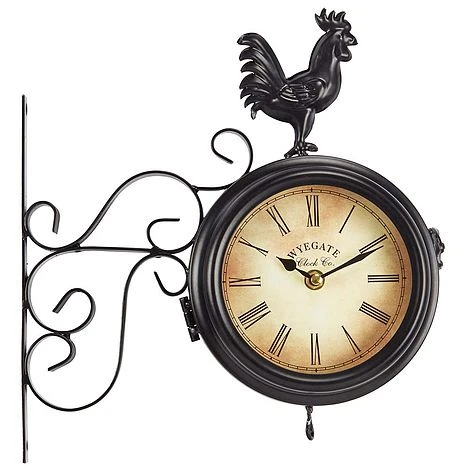 Wall Mounted Metal Rooster Clock - Image 4