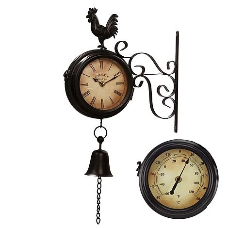 Wall Mounted Metal Rooster Clock - Image 5